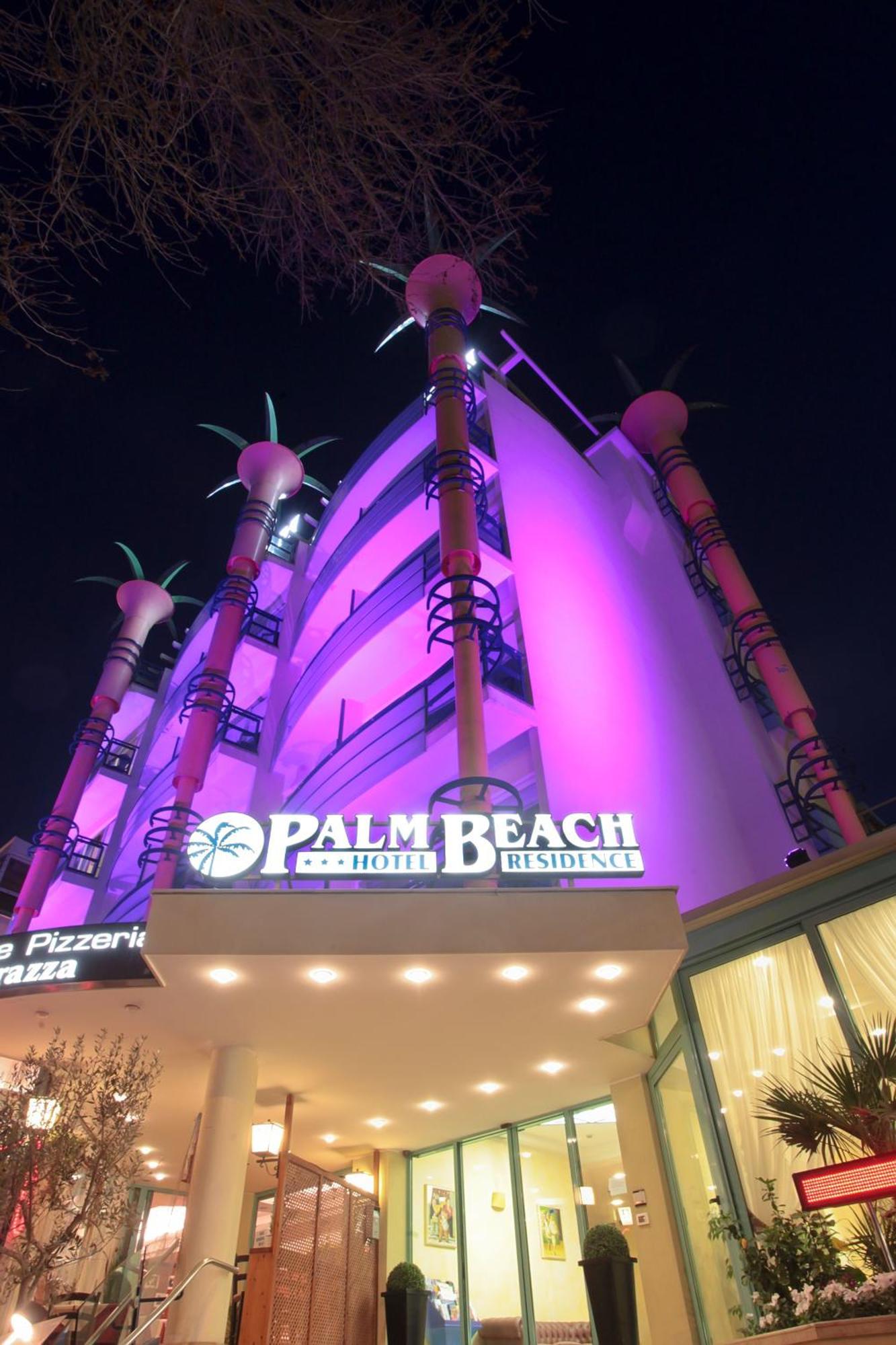Hotel Palm Beach B&B Sea View Rimini Eksteriør billede